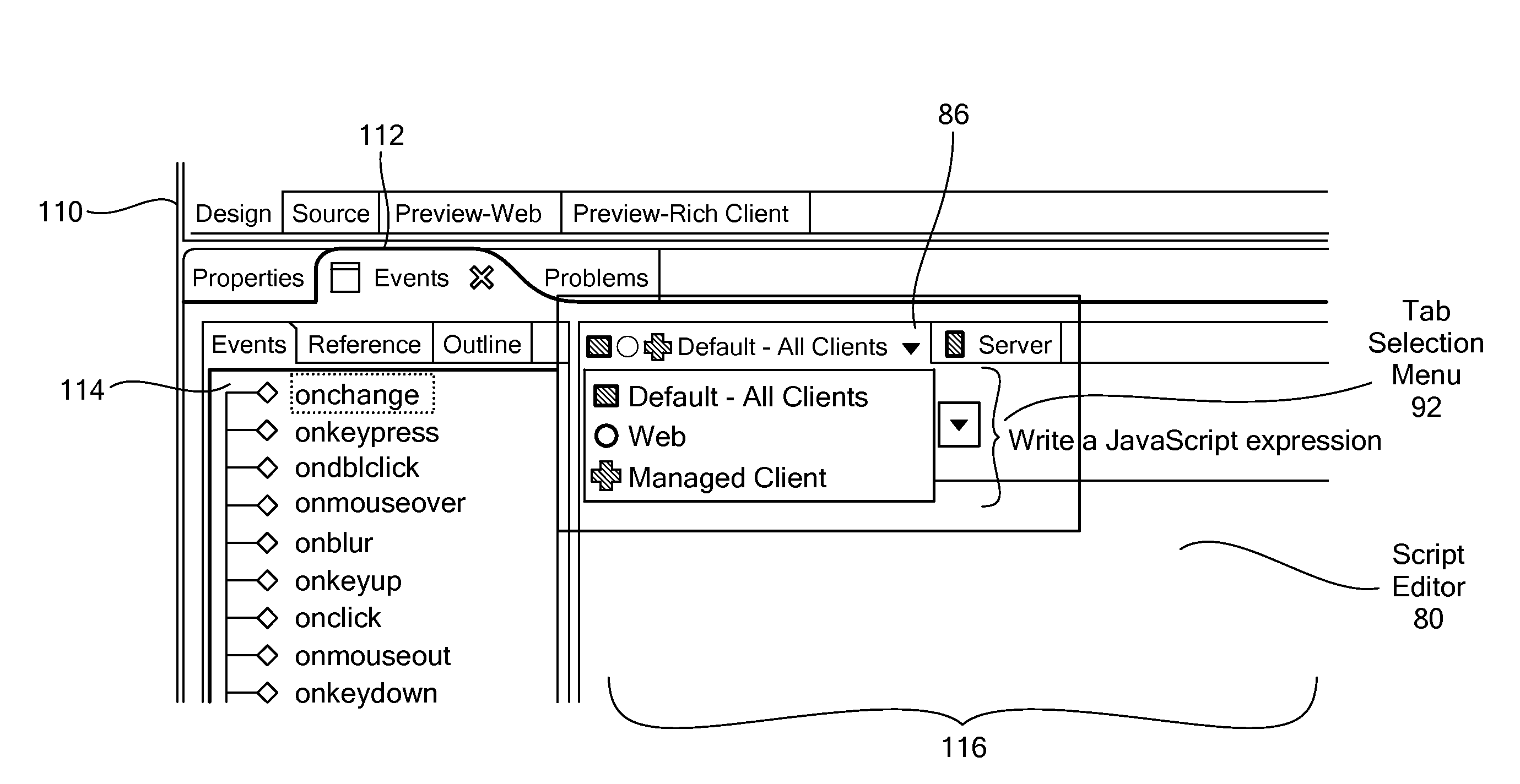 Method and system for grouping and stacking tab user interface objects with icon status indicators