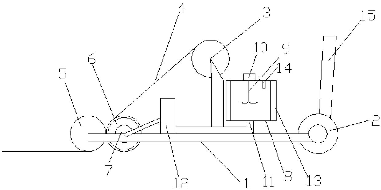 Anti-edge-warping coil material laying device