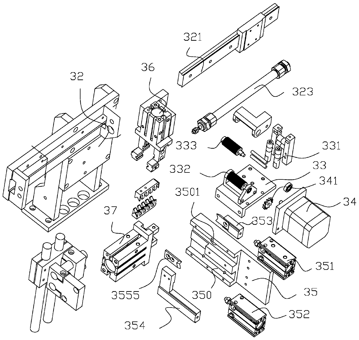 Automatic resistor production equipment