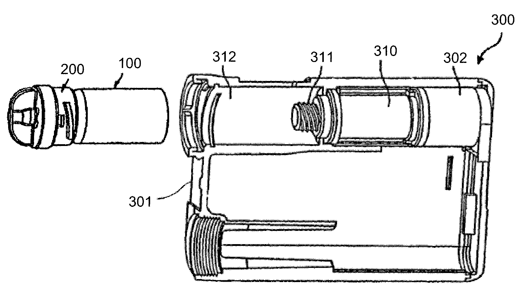 Fluid Infusion System, A Method of Assembling Such System and Drug Reservoir for Use in the System