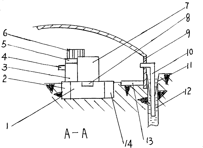 Ten-in-one low-carbon circular ecological greenhouse model