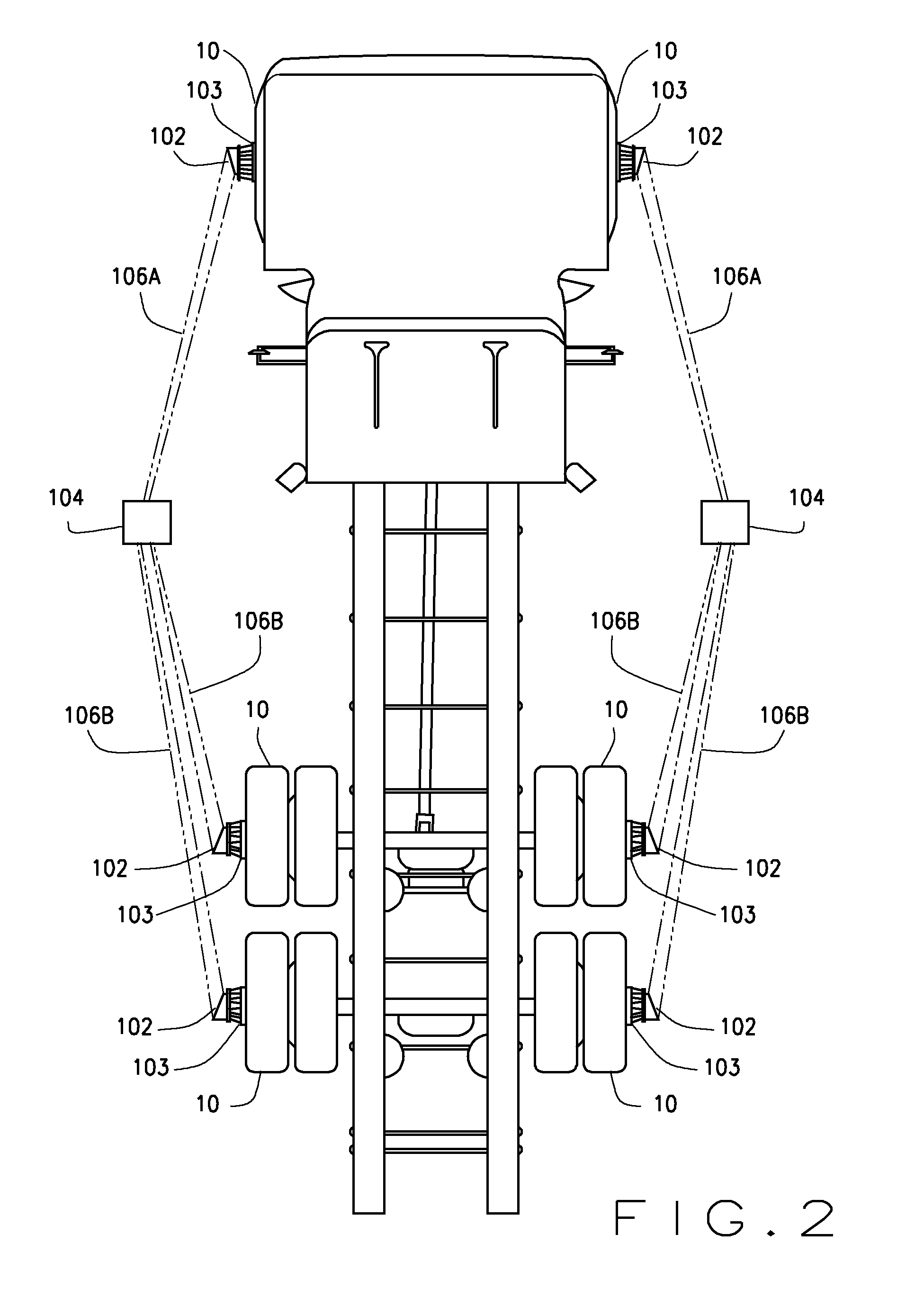 Method and Apparatus for Multi-Axle Vehicle Alignment with Vehicle Frame Reference