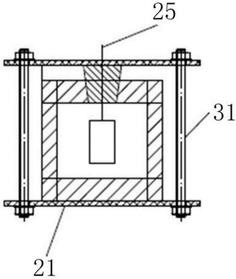 Simple stimulation apparatus for corrosion and electrochemistry tests in low speed pipeline