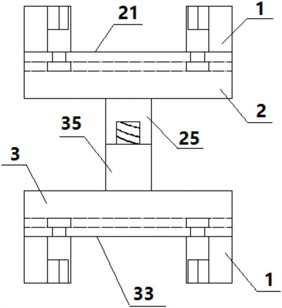 Portable multi-directional steel bar net piece space positioning device