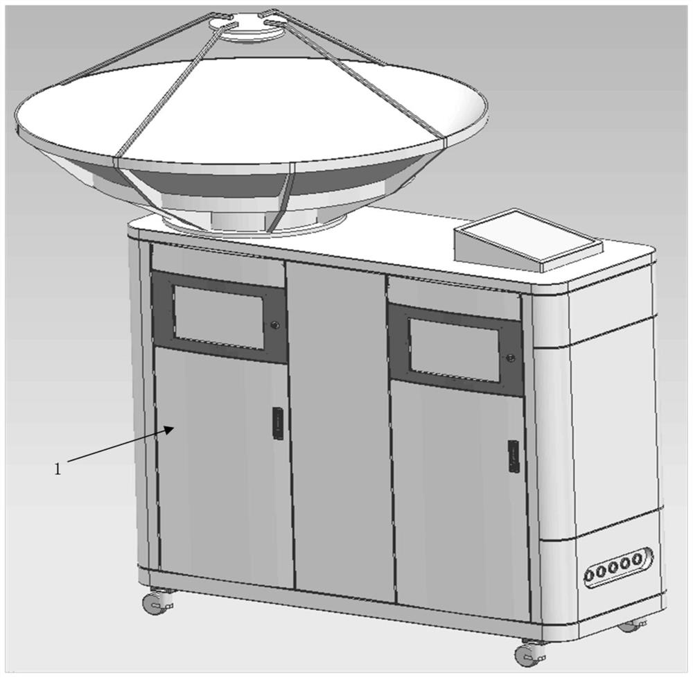 Microwave laser cloud and rain aerosol composite detection radar with high space-time matching