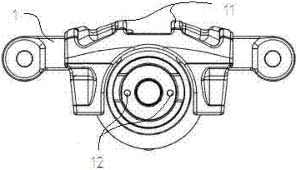 Integrated brake caliper