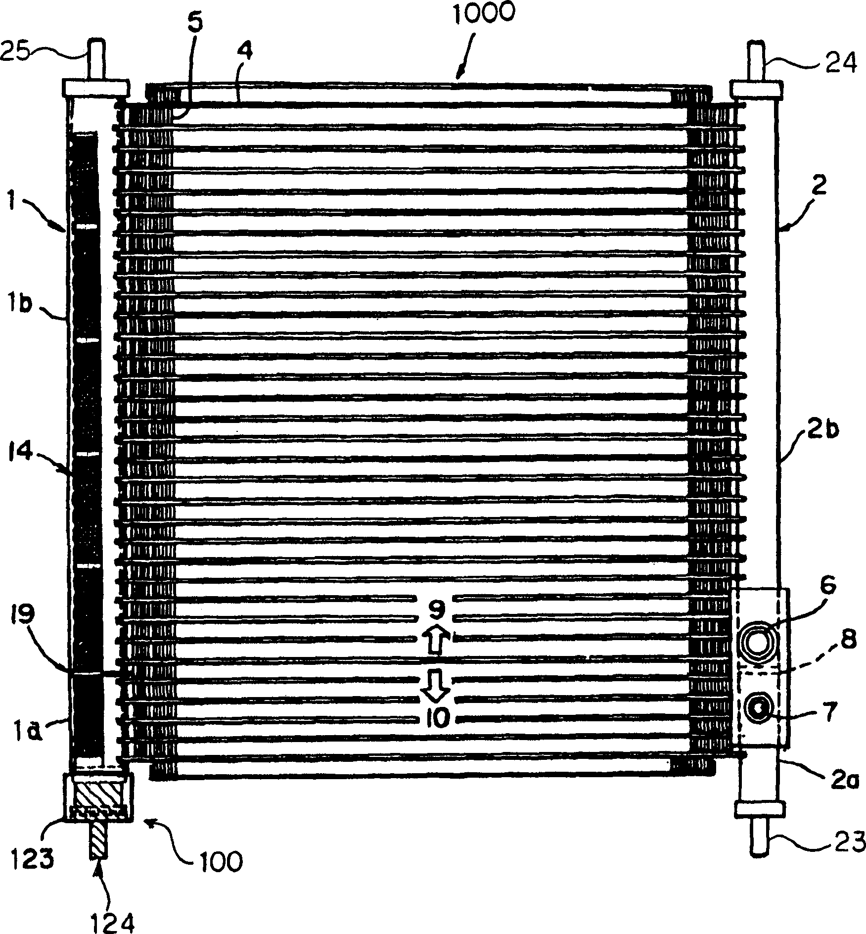 Multiflow overcold condenser