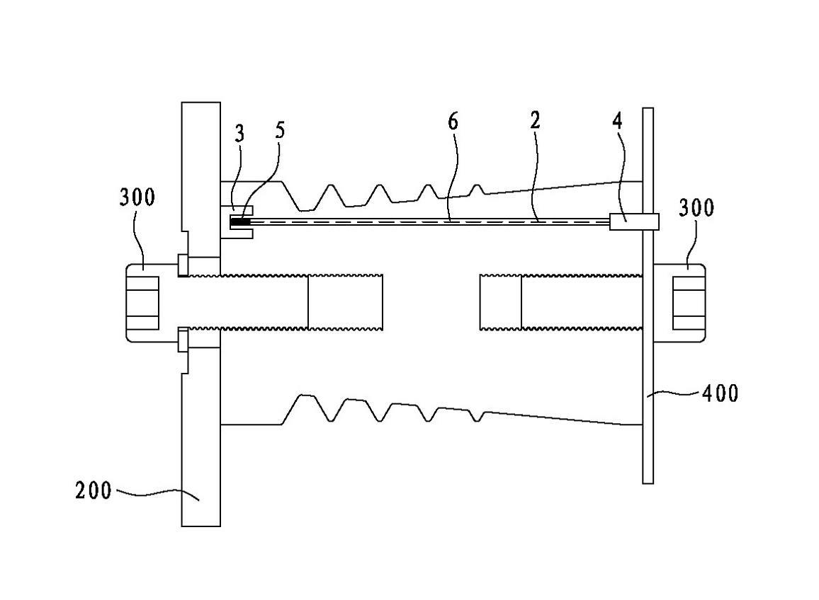 Optical fiber composite insulator for measuring temperature of high-voltage busbar and preparation method