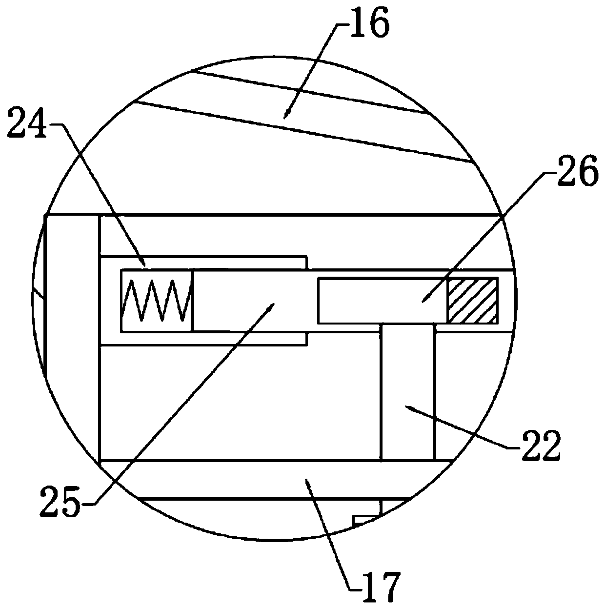 Rapid crushing device for corn kernel processing