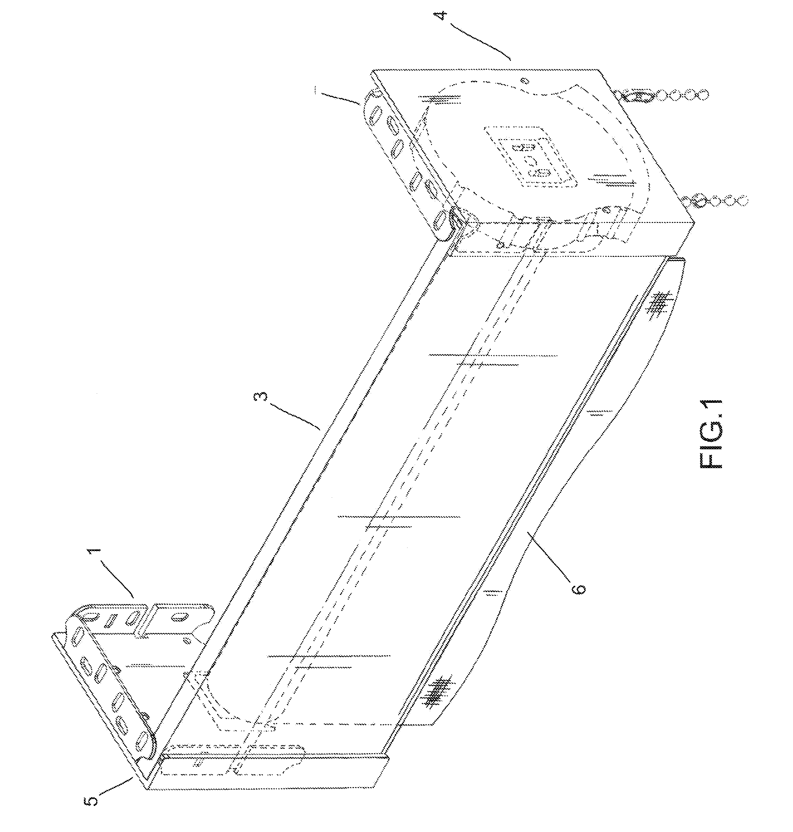 Roller curtain fixing bracket assembly