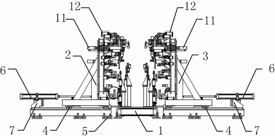 Master welding fixture for aluminum alloy vehicle body