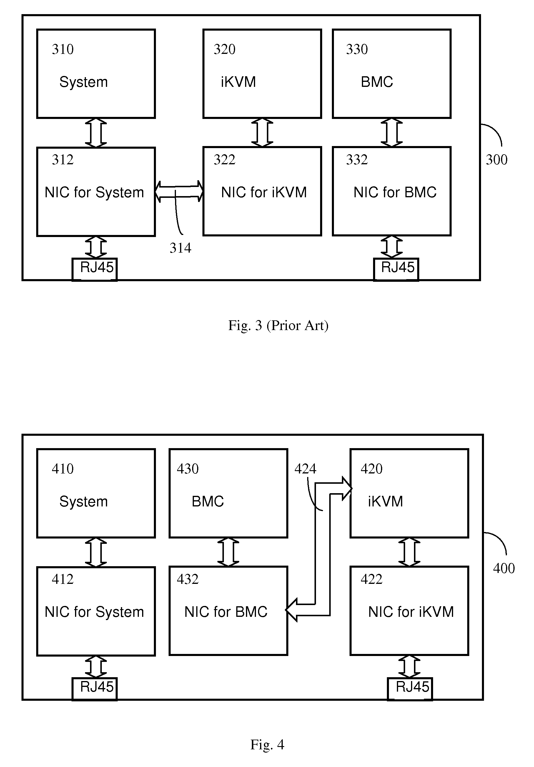 Server with network-based remote access and server management functions using reduced number of network connections