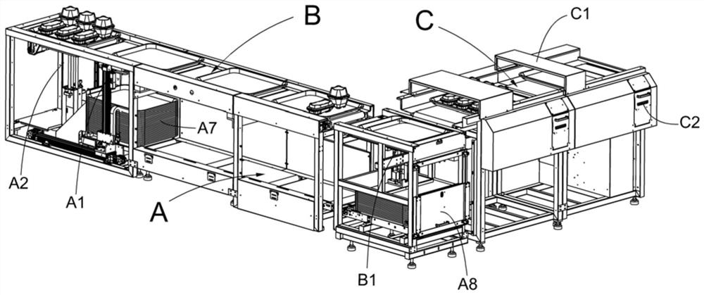 Automatic dish discharging machine and intelligent dish discharging system