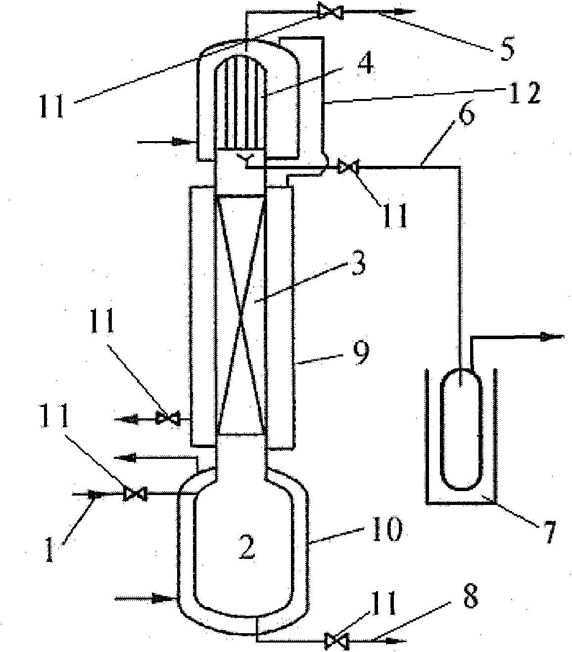 Technology for preparing high-purity diborane in rectification and adsorption combined purifying mode