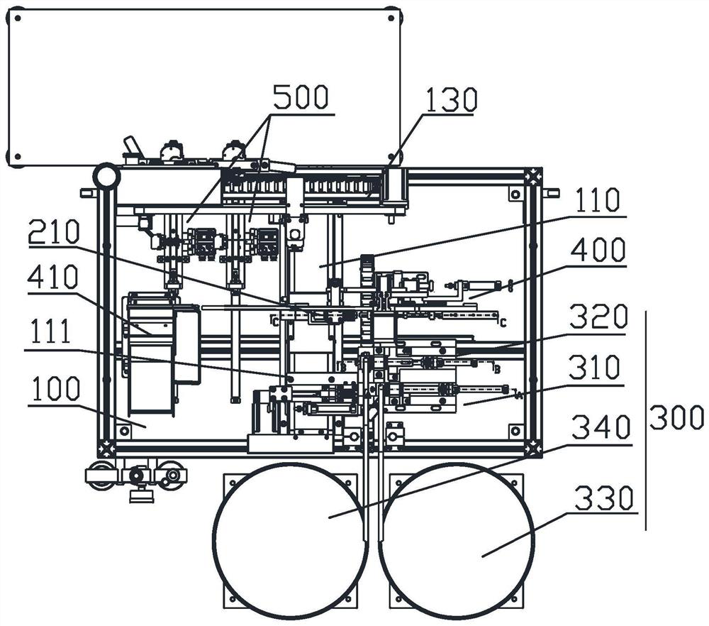 Counter character wheel assembly assembling machine and assembling method thereof