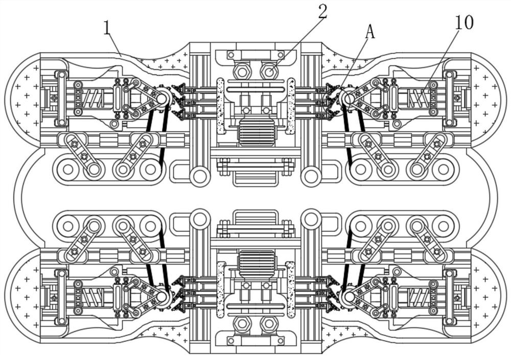 Environment-friendly device for protecting processing personnel during printing of corrugated board