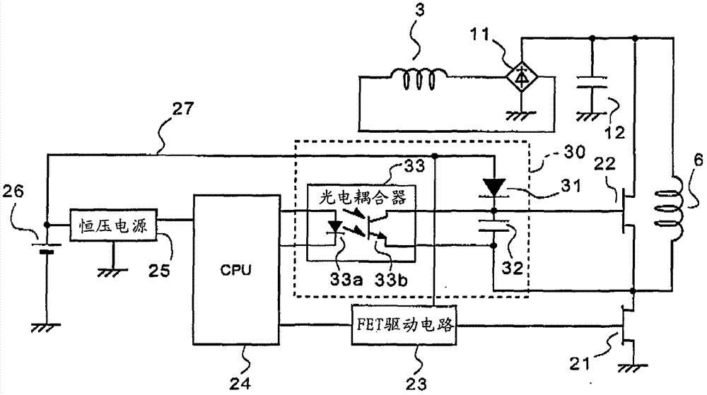 Condensive load protection device of self-excited generator