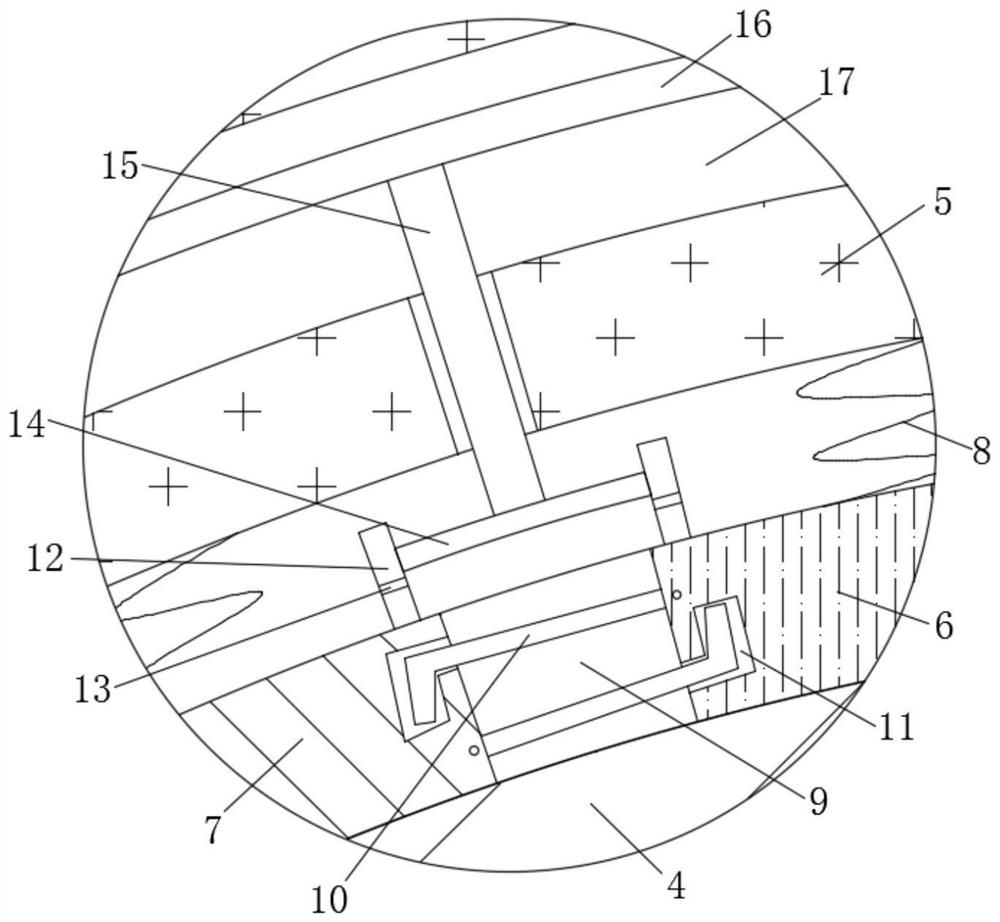 Terminal anchoring wire clamp mechanism of high-iron copper alloy contact wire