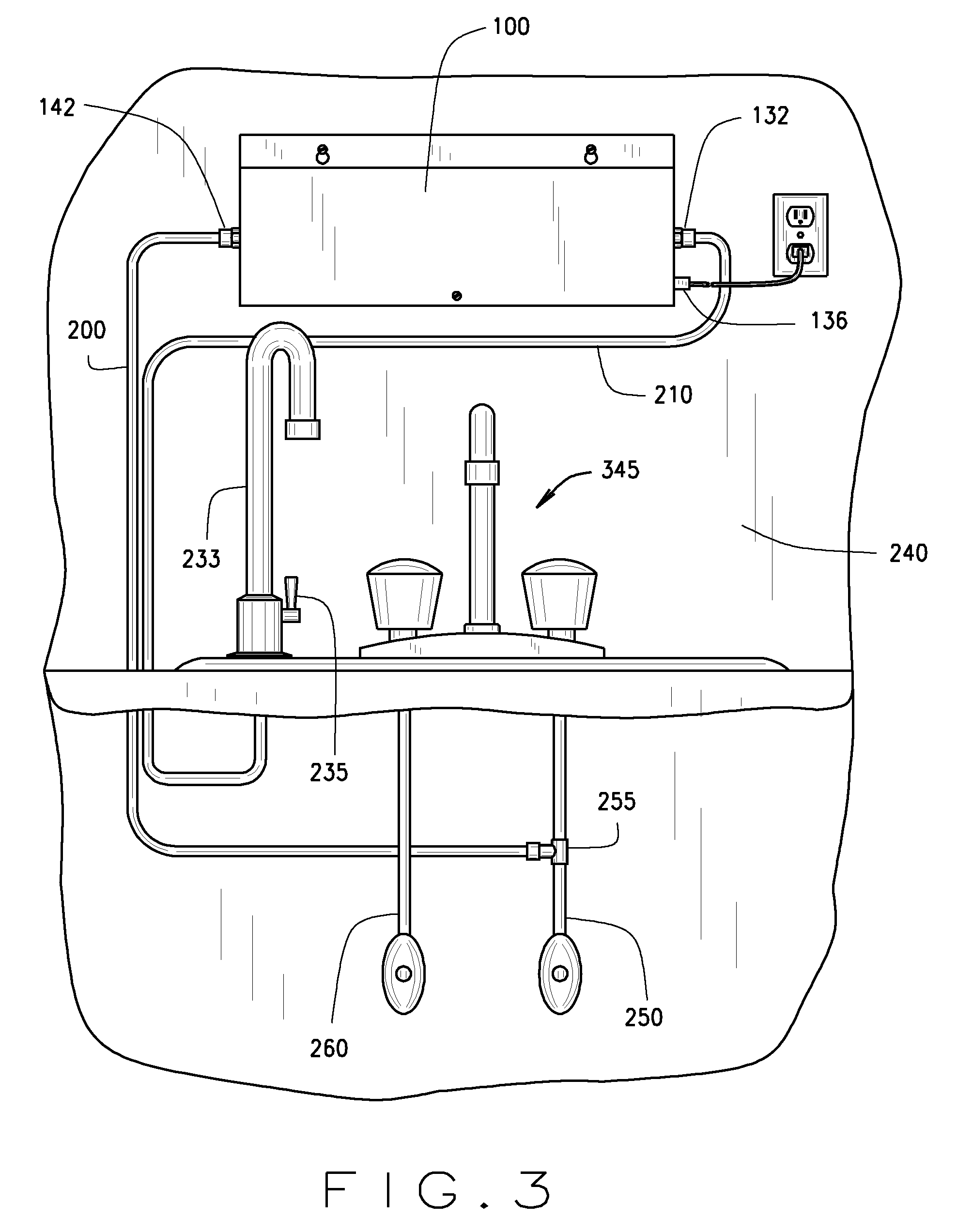 Ozonated liquid dispensing unit