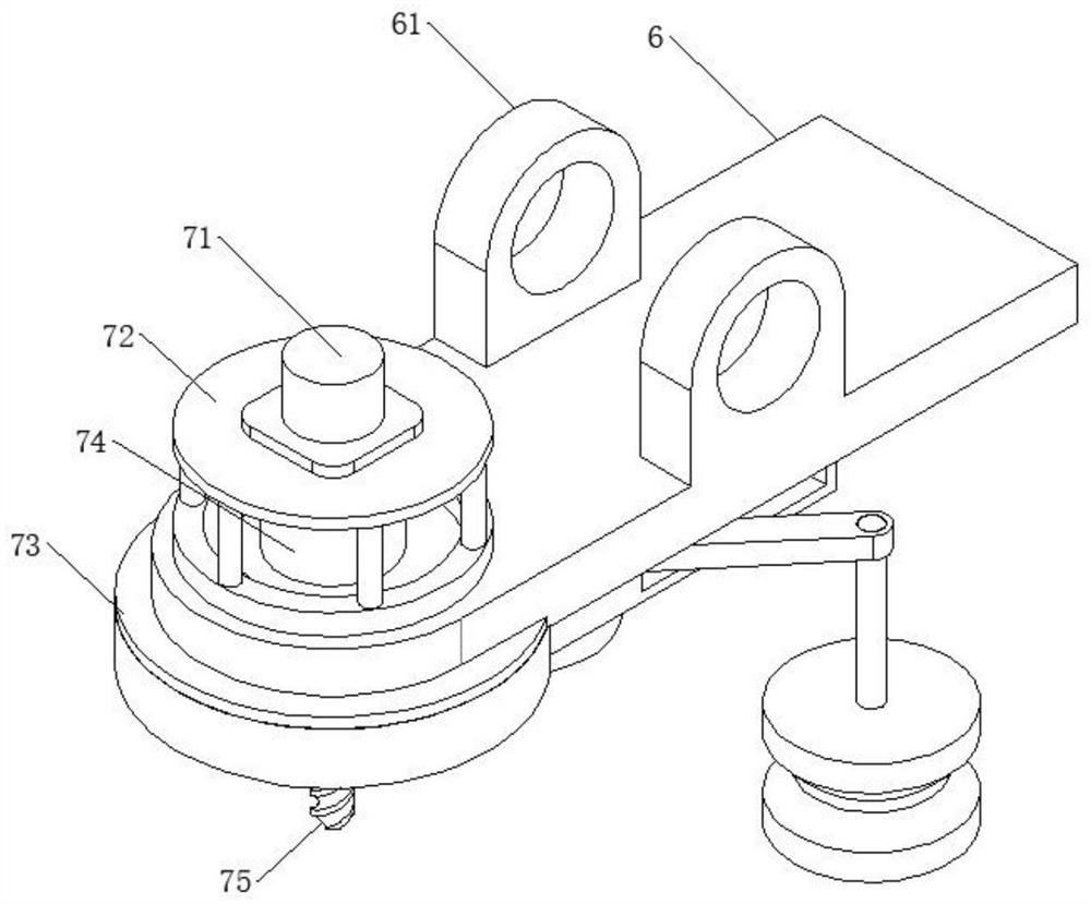 A marine straight ladder processing manipulator