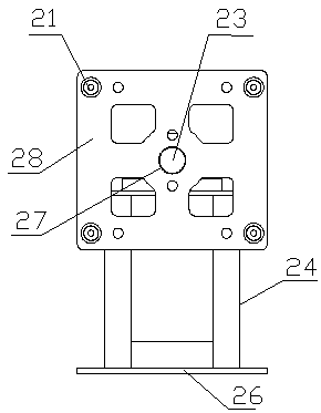 Tool for contact net H-shaped steel upright welding robot