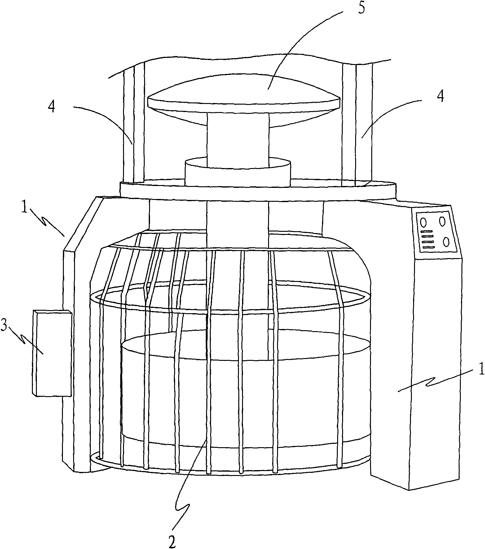 Support auxiliary assembly of large-disk knitting machine and manufacturing process