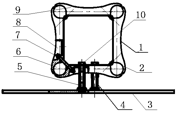 Bundled conductor supporting and fixing fitting