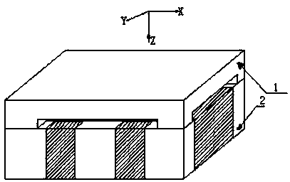 A kind of manufacturing method of integrated piezoelectric universal impact sensor and piezoelectric sensitive element