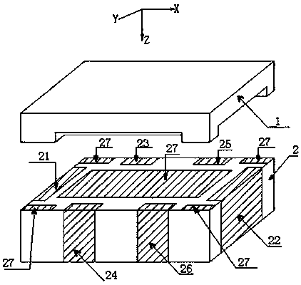 A kind of manufacturing method of integrated piezoelectric universal impact sensor and piezoelectric sensitive element