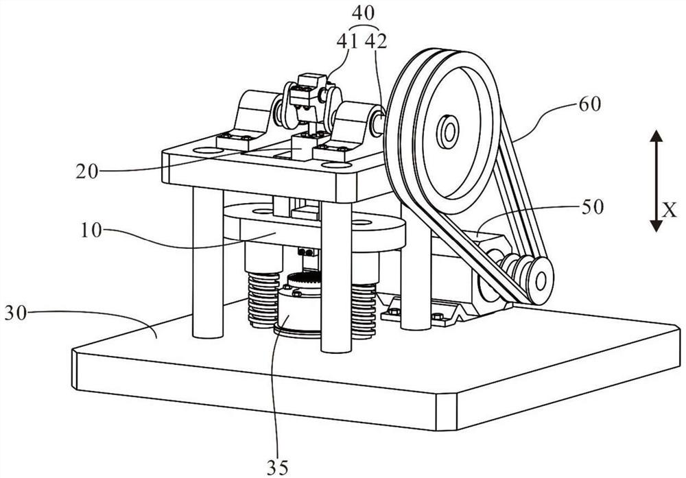 Impact fatigue test device