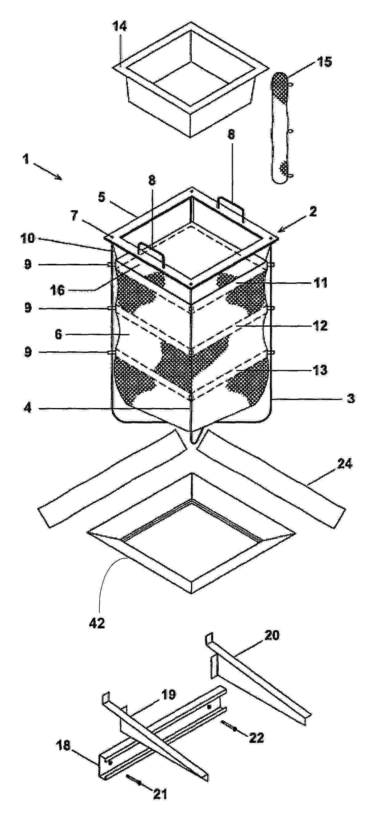 Storm water filter and components thereof and methods of installation and use