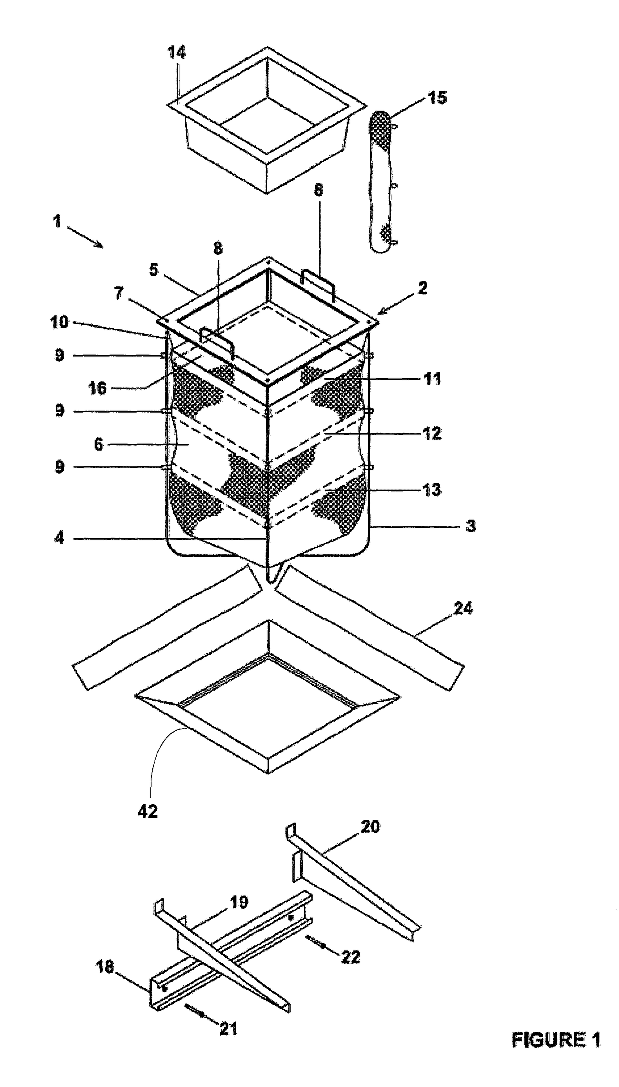 Storm water filter and components thereof and methods of installation and use