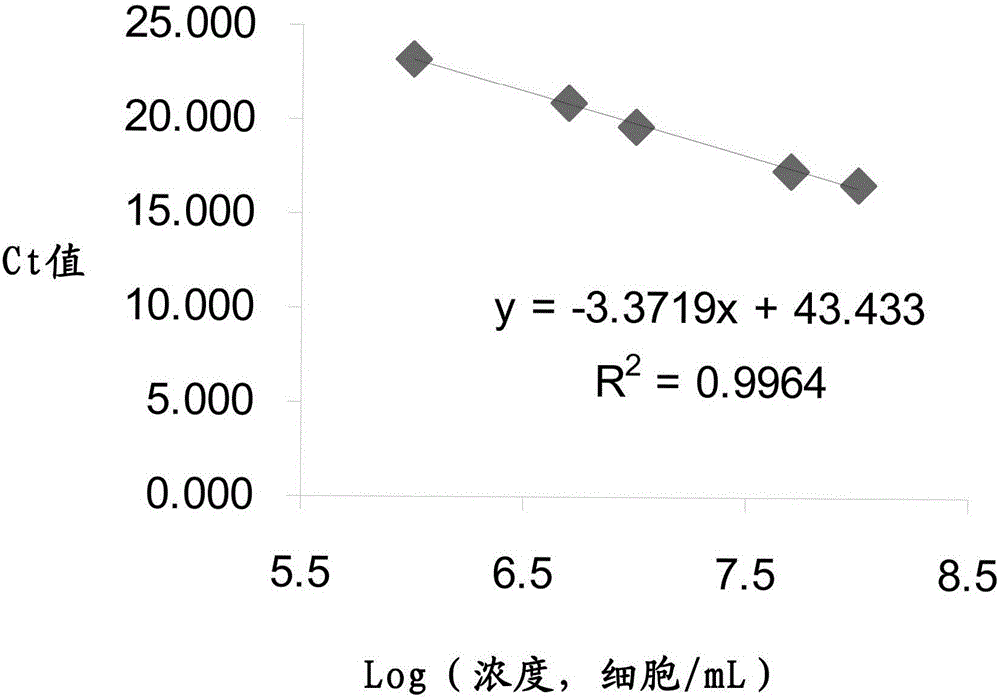 Method of analyzing and quantifying thallus quantity of probiotics and pathogenic bacteria by means of molecular biological technique