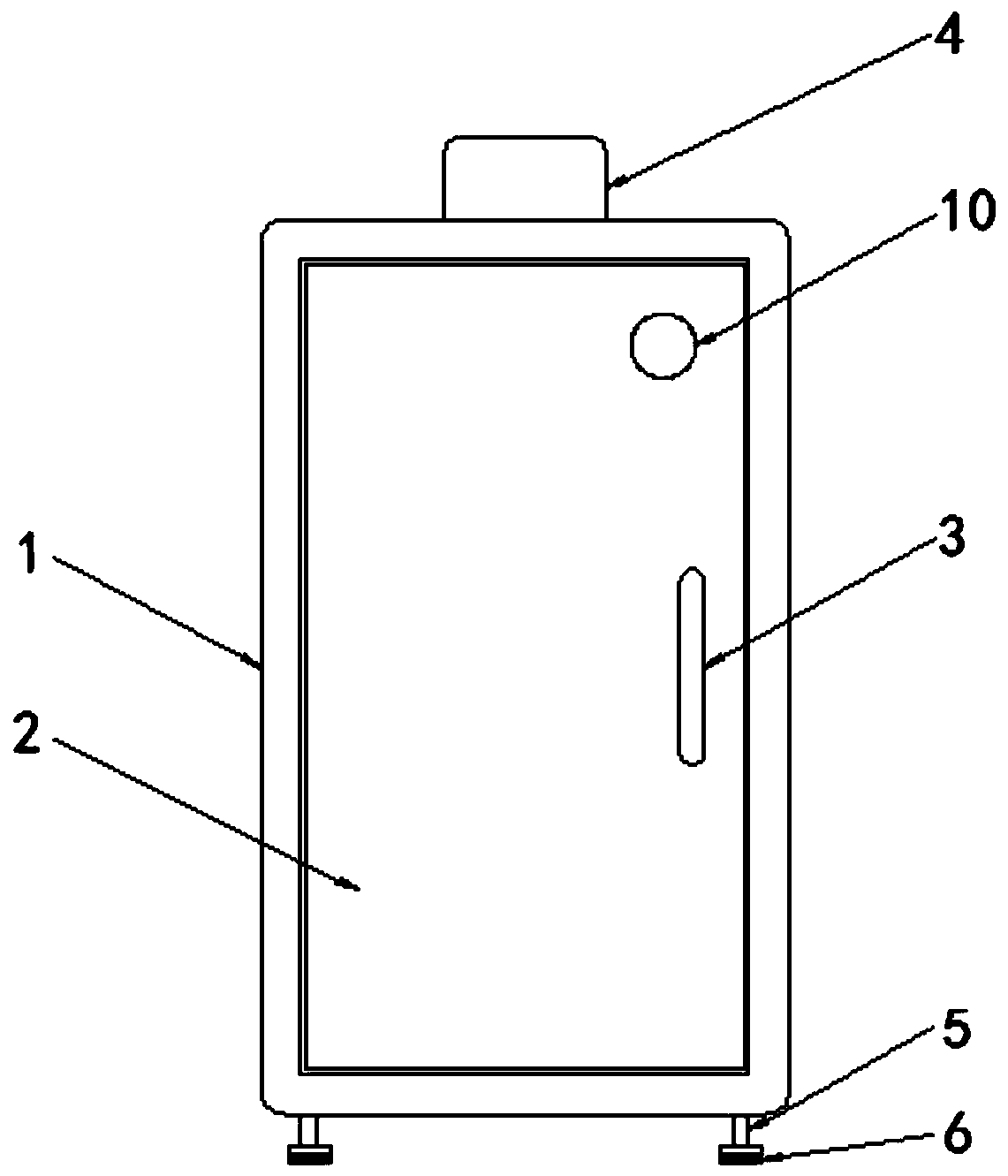 Fingerprint anti-theft device for computer host