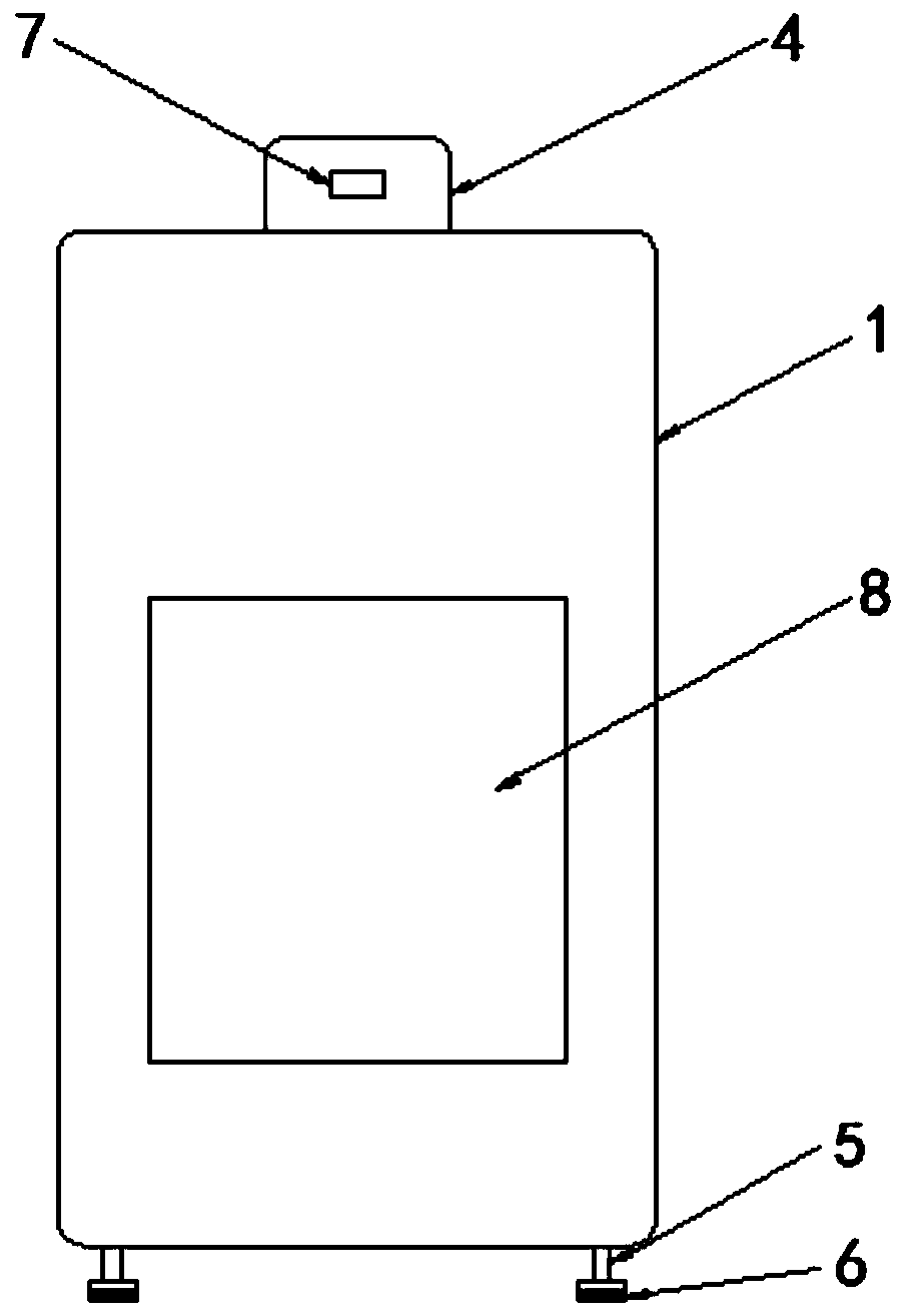 Fingerprint anti-theft device for computer host