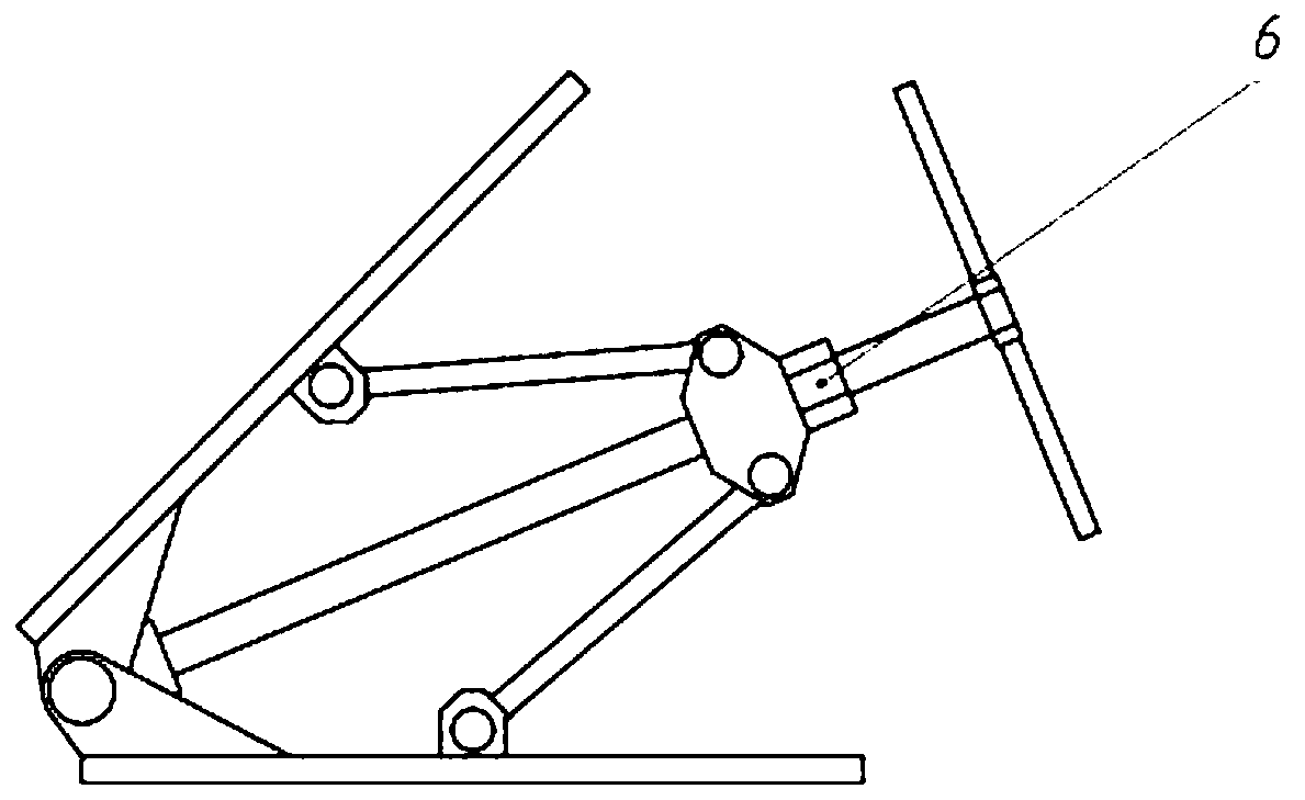 Mounting device for main support frame plate of lithography machine