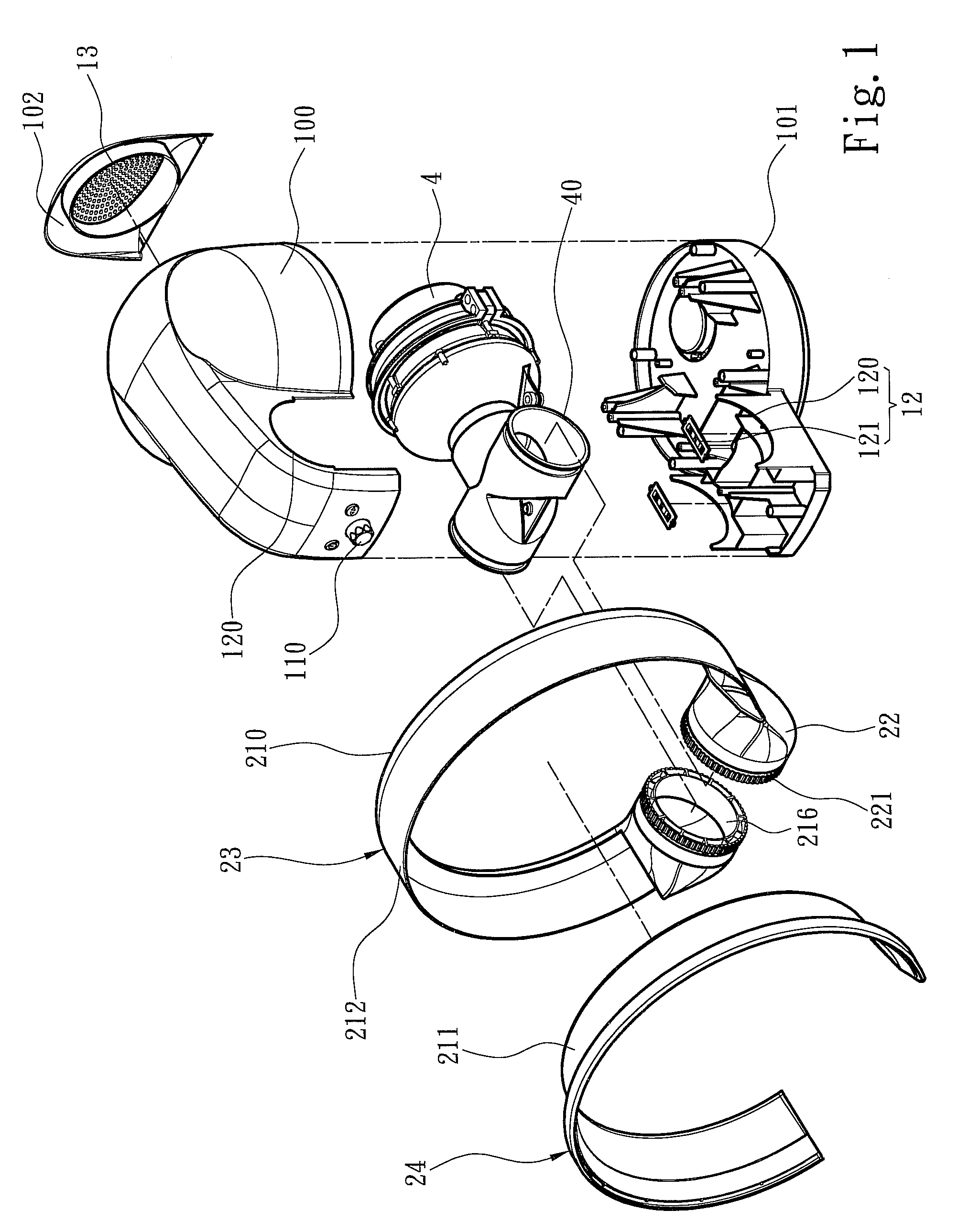 Bladeless air fan