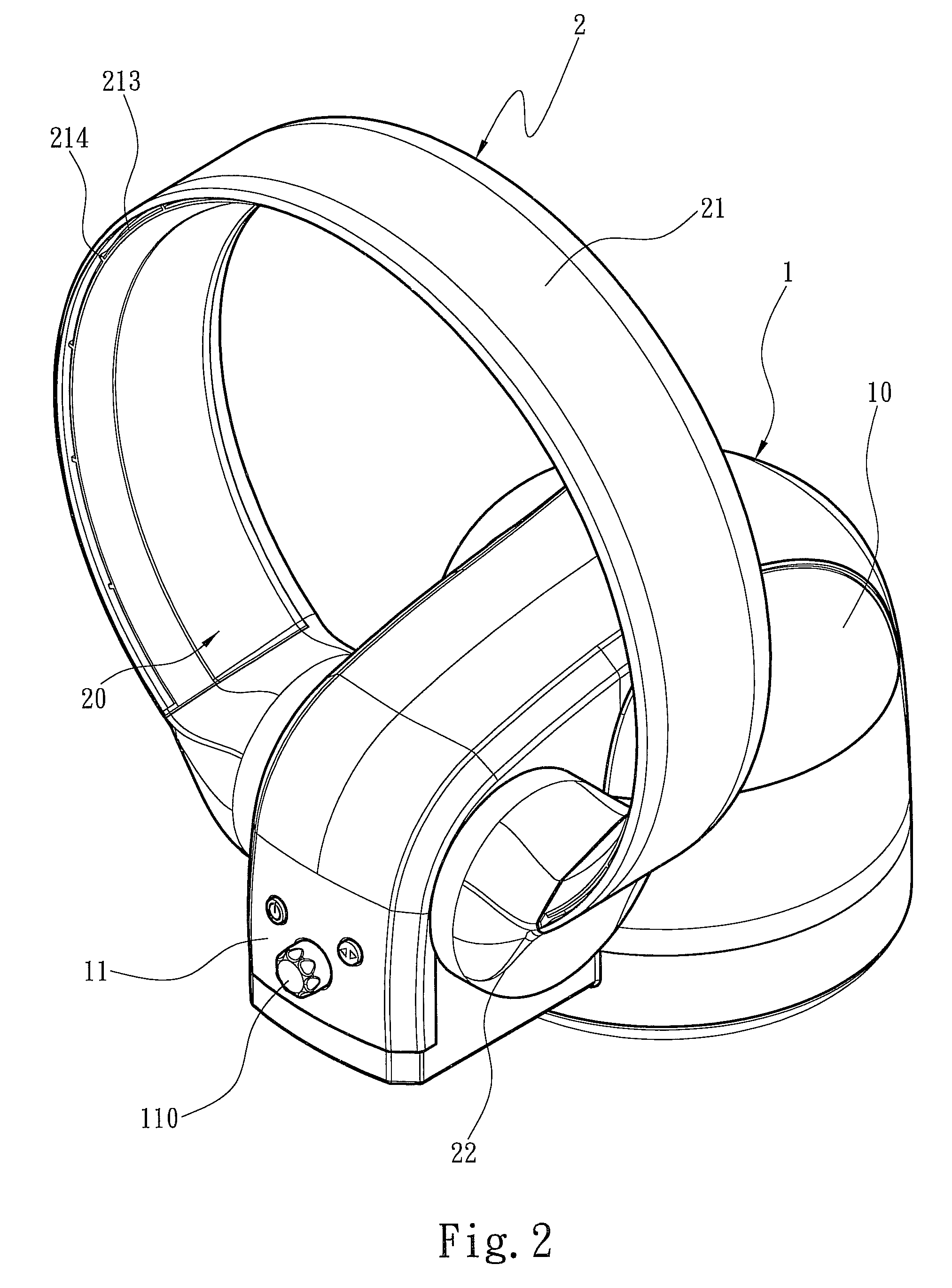 Bladeless air fan