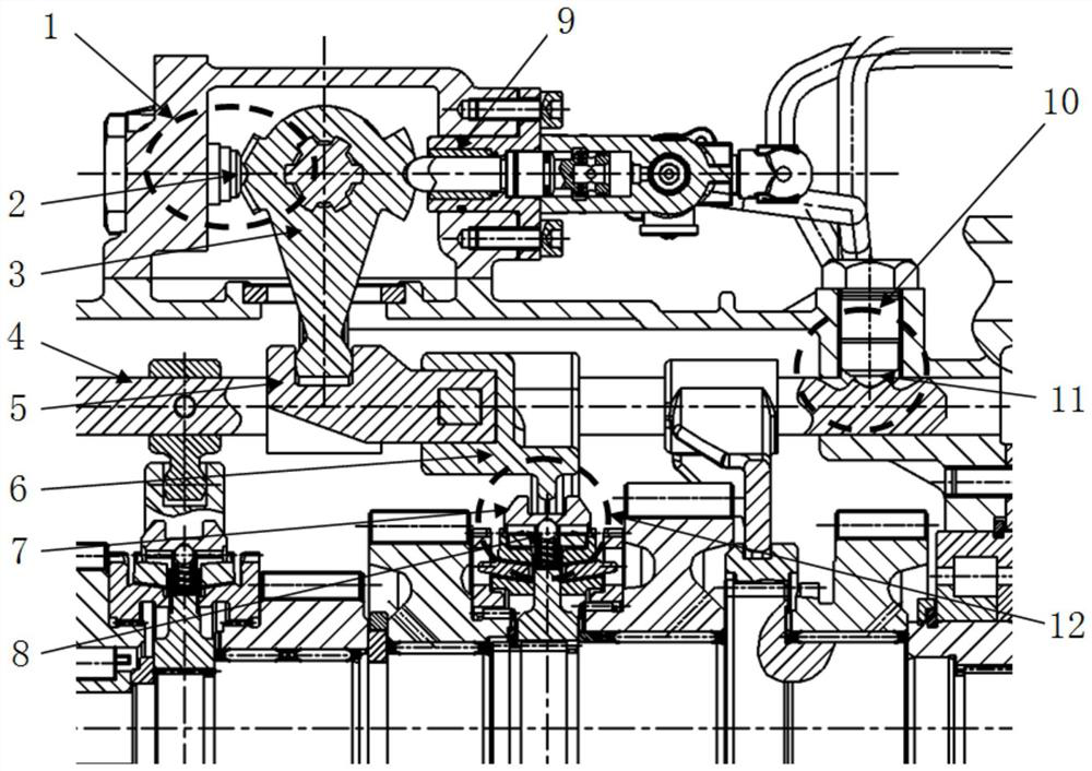 Mechanical transmission static gear shifting simulation method based on AMESim