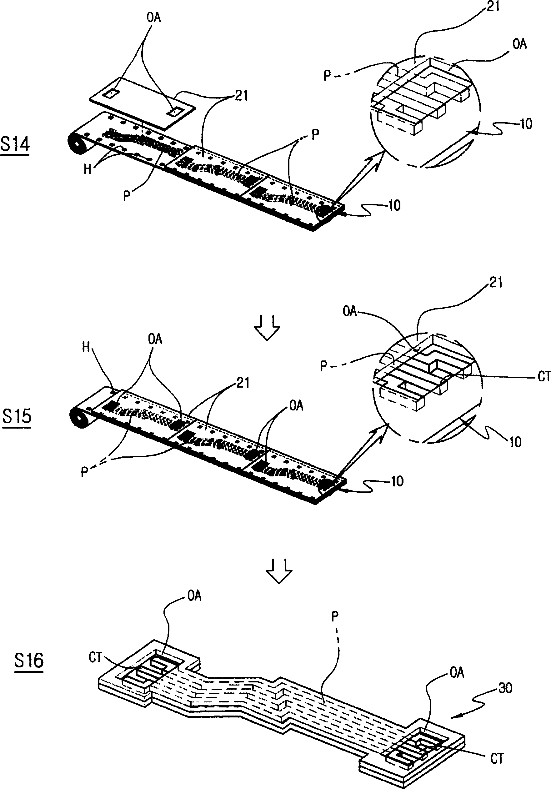 Flexible circuit substrate manufacturing method