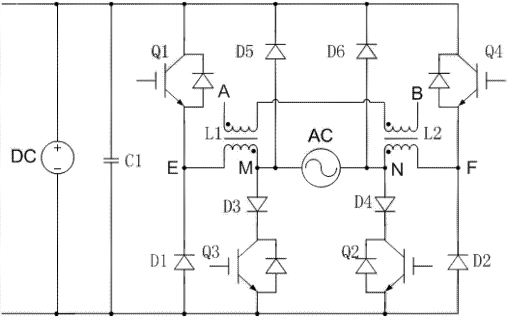 Full-bridge bidirectional inversion module