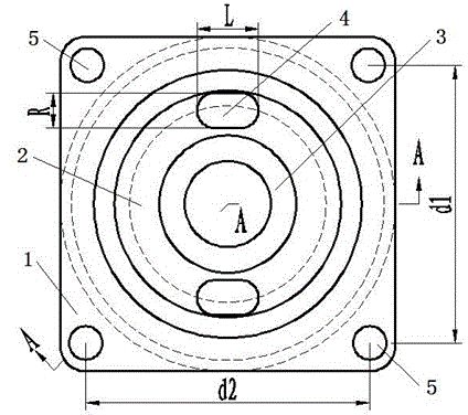 A rubber shock absorber with high dynamic and static stiffness ratio for high-speed trains