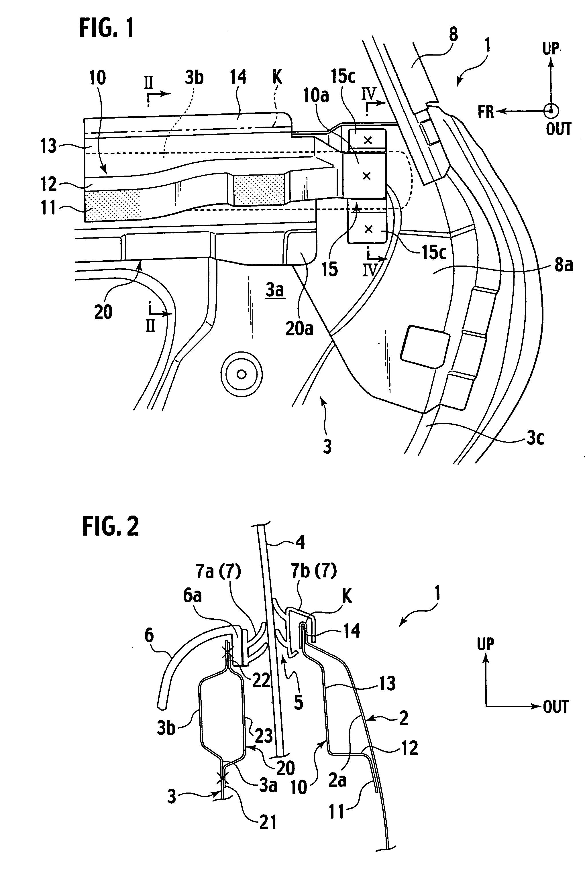 Opening portion structure