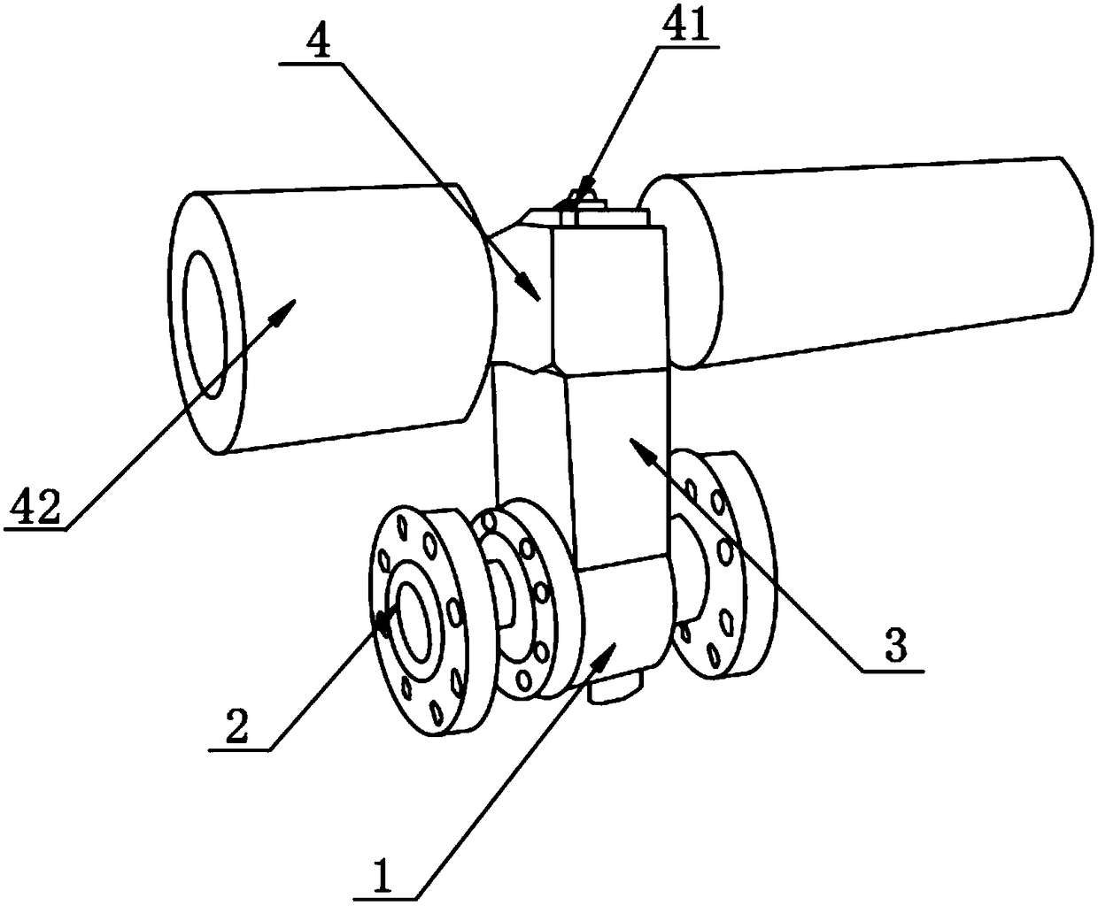 Special ball valve for oxygen