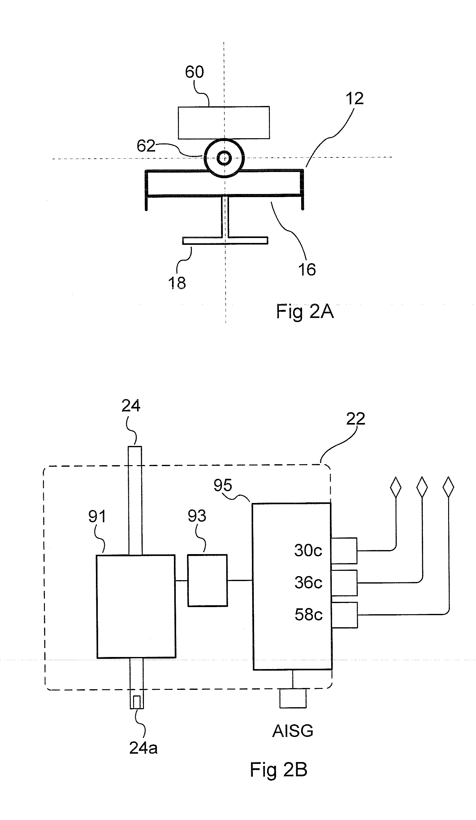 Single drive variable azimuth and beam tilt antenna for wireless network