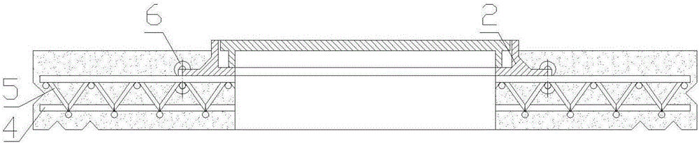 Anti-settlement combined type assembled road inspection well lid