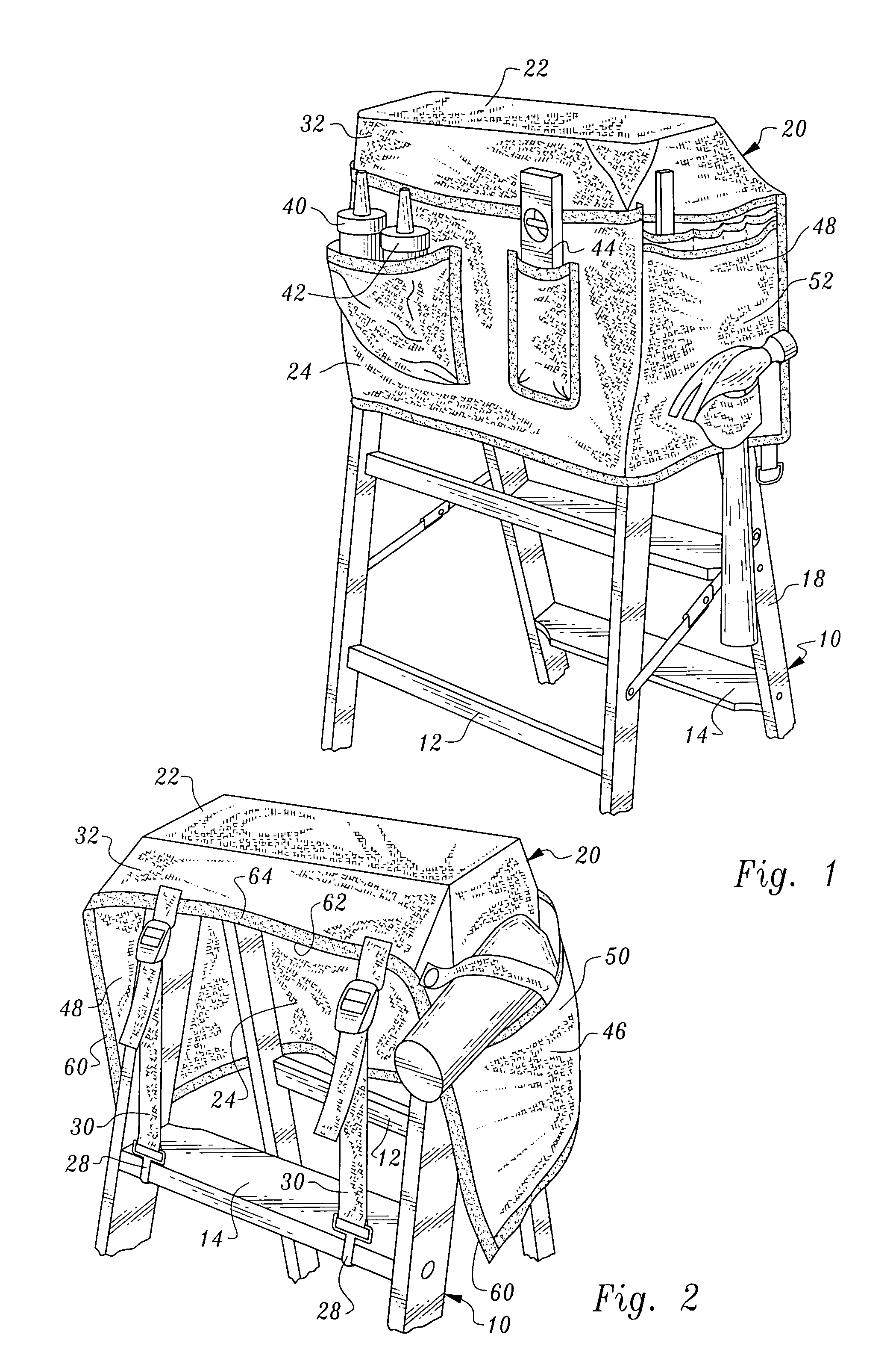 Holder for supporting tools and other objects from a ladder