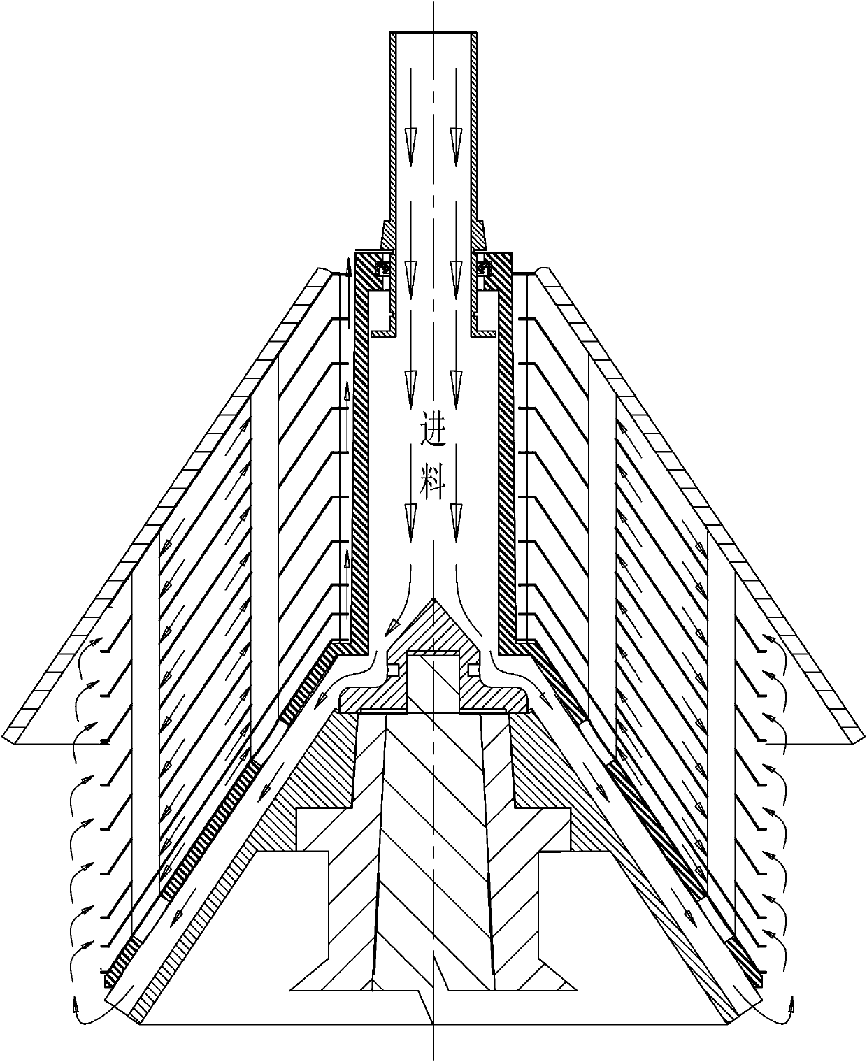 Changeable flow channel structure of multifunctional disc type separator capable of changing multiple flow channels