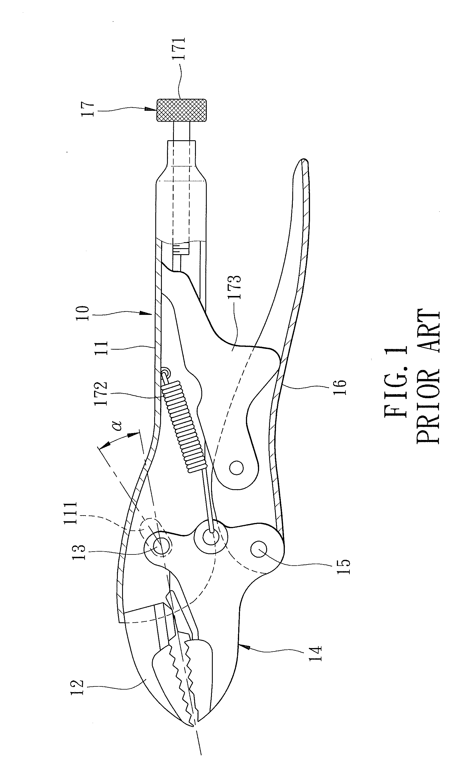 Locking pliers