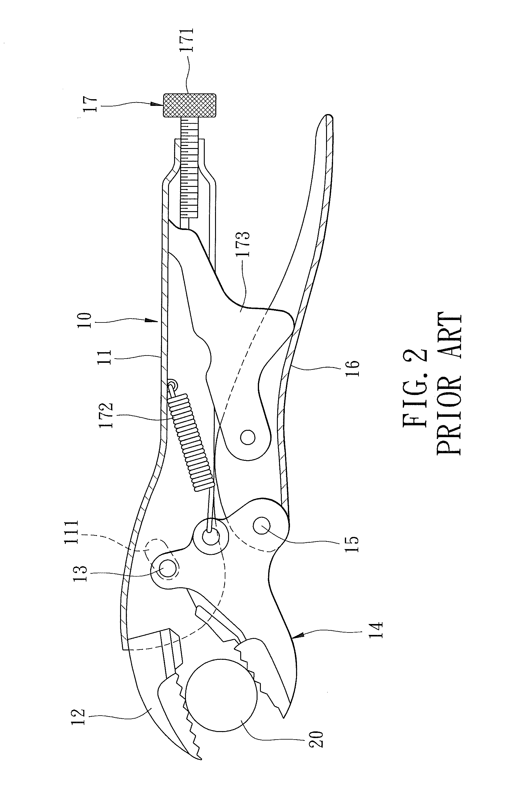 Locking pliers